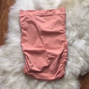 anthropologie strapless cami or top